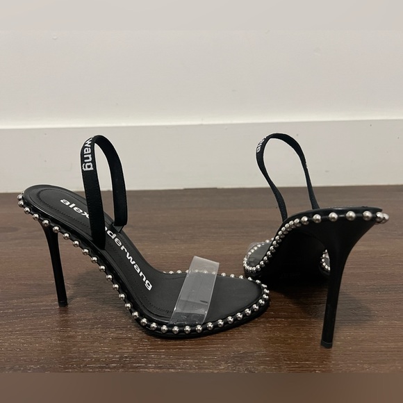 Alexander Wang. Nova Stud-detail Heel. Black. Size 38. No Box. Dust Bag Included - Picture 2 of 4